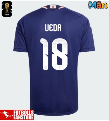 Japan Ayase Ueda #18 Hemmatröja VM 2026 Kortärmad